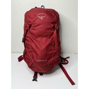Osprey Skarab 22L Hiking Backpack Mystic Red Travel Camping Everyday Bag School